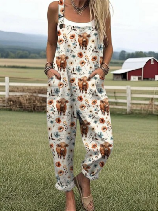 Clover | Dungaree à Vaches des Highlands