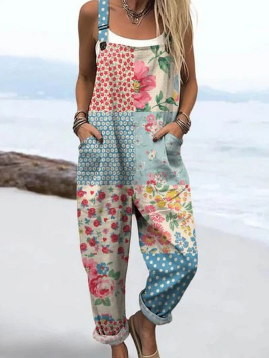 Elara | Salopette Patchwork Vintage