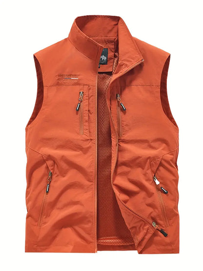 Tauno™ | Gilet cargo à poches multiples – léger, pratique et prêt pour l’aventure