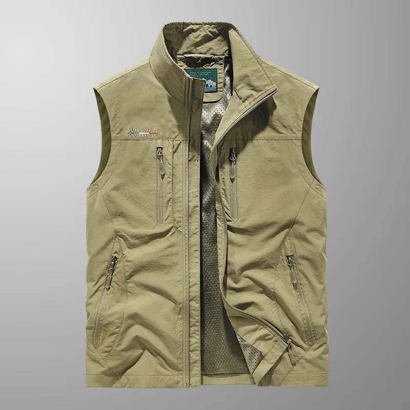 Tauno™ | Gilet cargo à poches multiples – léger, pratique et prêt pour l’aventure