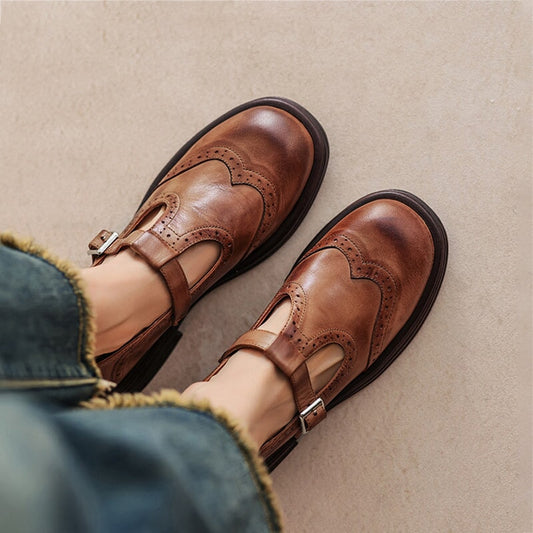 Verda - Chaussure en Cuir Élégante