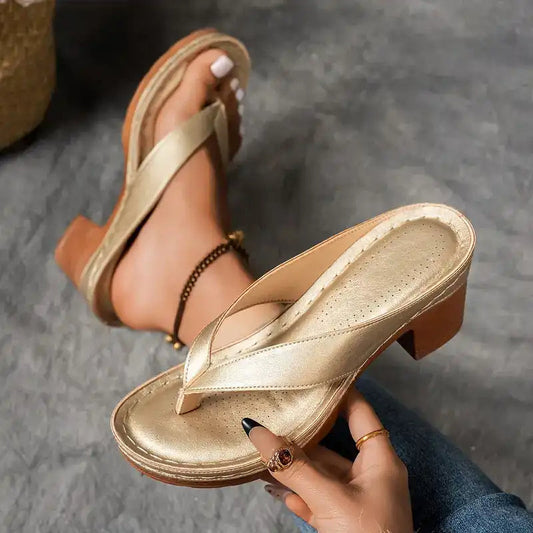 Sophia™ | Sandales orthopédiques à talons hauts, confortables et élégantes