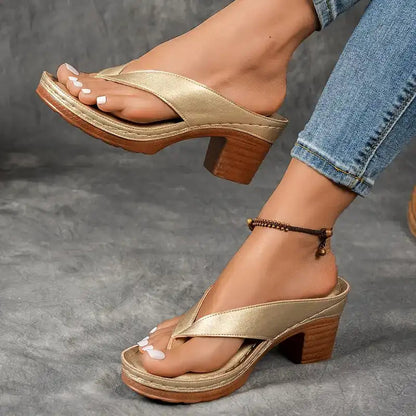 Sophia™ | Sandales orthopédiques à talons hauts, confortables et élégantes